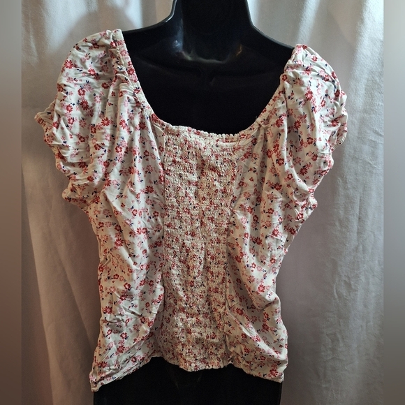 No Boundaries Floral Blouse XL - Picture 5 of 7